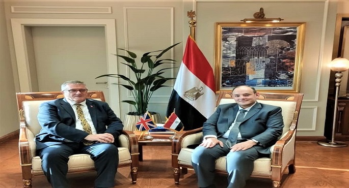 وزير التجارة والصناعة يستقبل مبعوث قمة الإستثمار «البريطانية- الأفريقية» بمقر الوزارة بالعاصمة الإدارية الجديدة