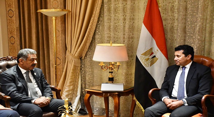 بالصور.. وزير الرياضة يبحث مع اتحاد كرة السلة استعدادات أولمبياد باريس