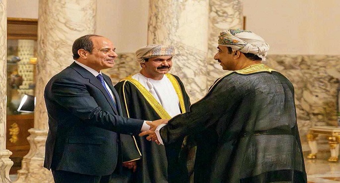 بالصور ..سفير عُمان بالقاهرة يهنئ الرئيس السيسي بفوزه في الانتخابات الرئاسية