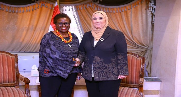 بالصور .. وزيرة التضامن تبحث مع المديرة التنفيذية لصندوق الأمم المتحدة للسكان زيادة الإغاثة المقدمة للأسر الفلسطينية