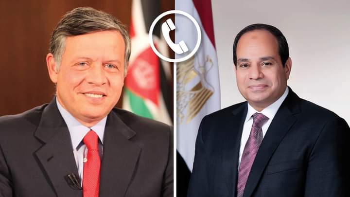 ملك الأردن يهنئ الرئيس السيسي على أعادة انتخابه لفترة رئاسية جديدة