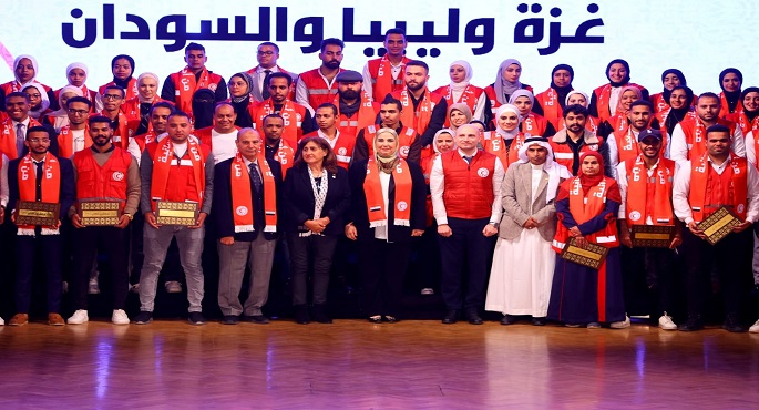 بالصور.. القباج تشهد احتفالية الهلال الأحمر المصري باليوم العالمي للتطوع تحت شعار “الأمل”