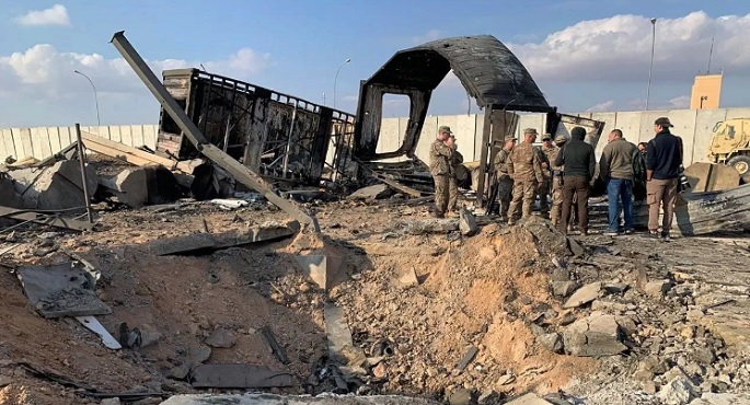 استهداف قاعدة “الشدادي” الأمريكية شمال شرقي سوريا بطائرات مسيرة