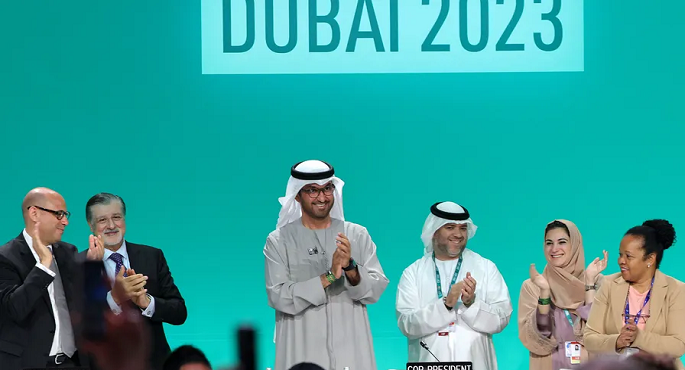 اتفاق تاريخي بنهاية مؤتمر “كوب 28” بعد التوصل لبيان ختامي