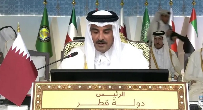 أمير قطر: ندعو مجلس الأمن إلى إجبار إسرائيل على العودة إلى طاولة المفاوضات