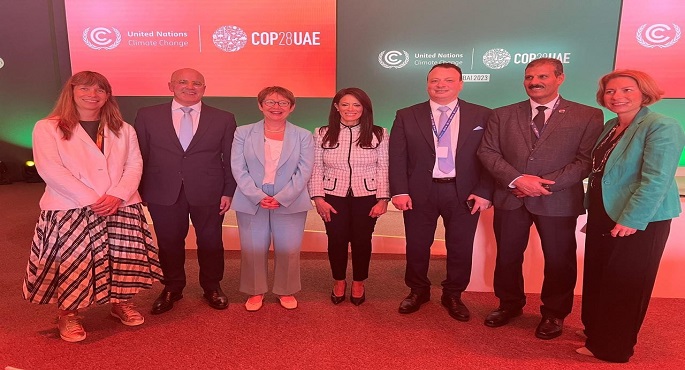 خلال فعاليات (COP28).. المشاط تُشارك في فعالية رفيعة المستوى لإطلاق شراكة تعزيز قدرة المرأة على التكيف مع التغيرات المناخية