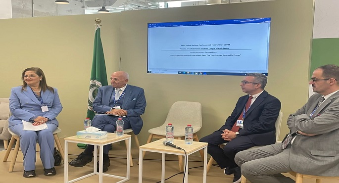 على هامش (CoP28).. هالة السعيد تشارك في جلسة بعنوان “إطلاق الفرص في الشرق الأوسط: التحول إلى الطاقة المتجددة”