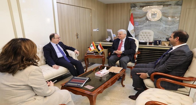 بالصور.. وزير التعليم العالي يستقبل السفير اللبنانى بالقاهرة لبحث أوجه التعاون بين الجانبين