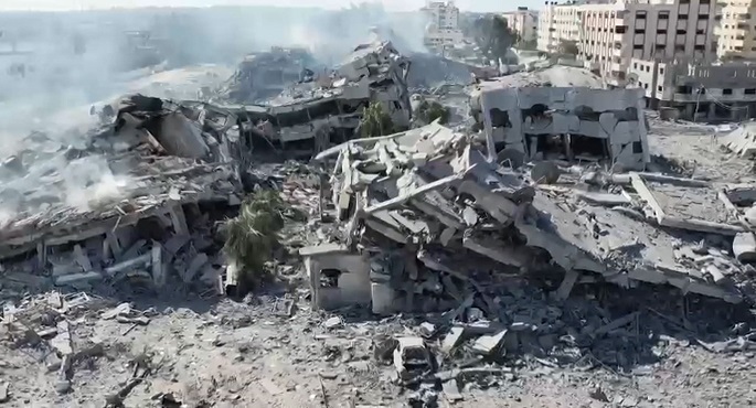 إصابات ودمار واسع جراء غارات إسرائيلية مكثفة على شمال غزة