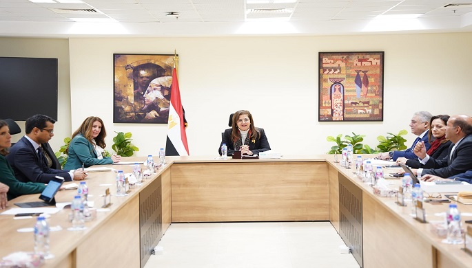 بالصور .. هالة السعيد تبحث مع السفيرة الامريكية الجديدة  تعزيز التعاون المشترك