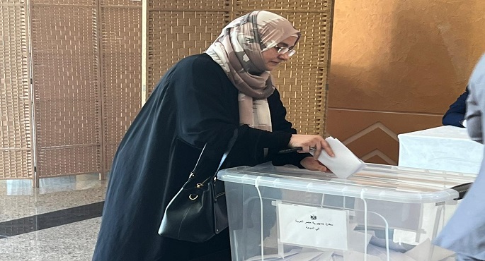 بالصور.. توافد أبناء الجالية المصرية فى قطر للتصويت بالانتخابات الرئاسية