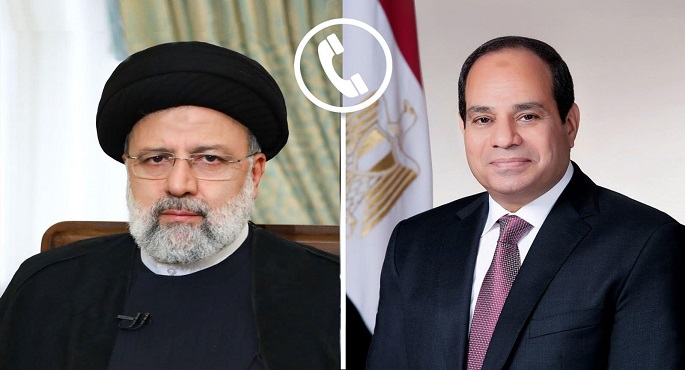 الرئيس السيسي يتلقى اتصالا هاتفيا من الرئيس الإيراني للتهنئة بفوزه في الانتخابات الرئاسية