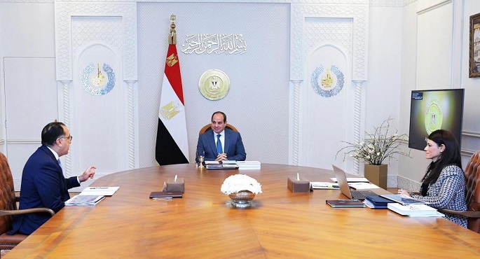الرئيس السيسي يوجه بمواصلة تطوير أطر التعاون الدولي بالمشروعات التنموية ومراجعتها دوريا