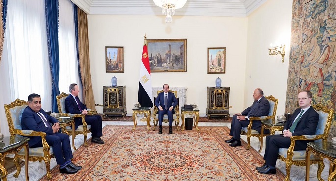 الرئيس السيسي يؤكد ضرورة اضطلاع المجتمع الدولي بمسئولياته في تنفيذ قرارات مجلس الأمن والجمعية العامة للأمم المتحدة بشأن غزة