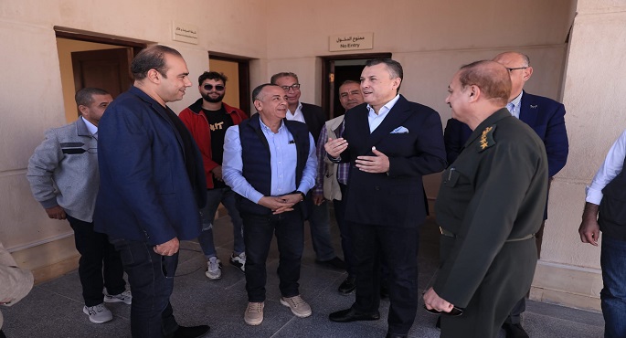 بالصور .. وزير السياحة والآثار يتفقد مدخل منطقة آثار سقارة الجديد