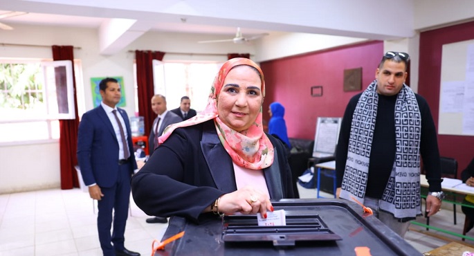 وزيرة التضامن: مشهد الانتخابات الرئاسية يعد استكمالا لبناء الدولة المصرية