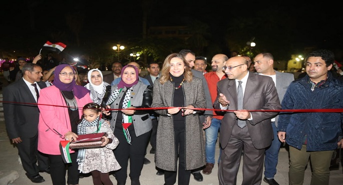 وزيرة الثقافة تشهد احتفالية “يوم الأرض” و تكرم الفائزين بمسابقة “فلسطين في عيون أطفال مصر”