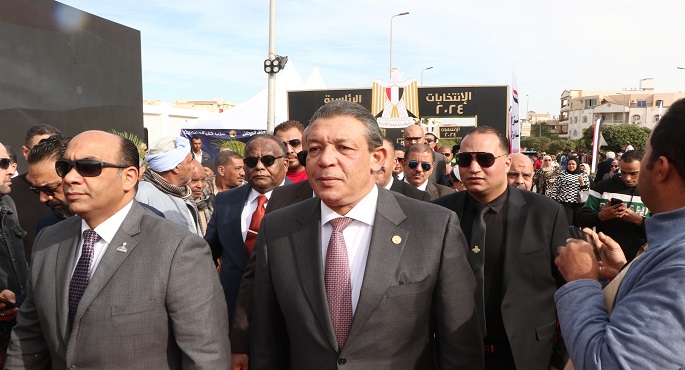 بالصور.. المرشح الرئاسي حازم عمر يدلي بصوته فى الانتخابات الرئاسية