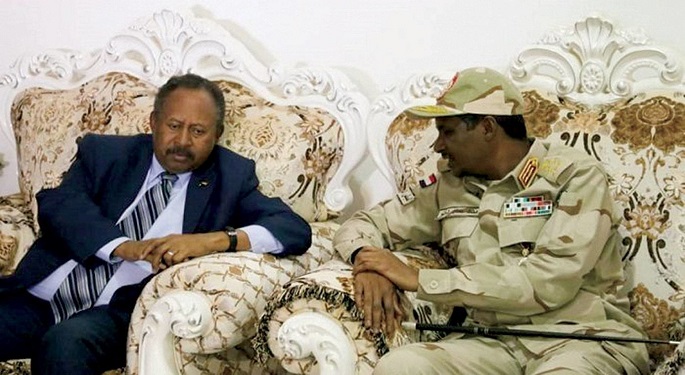 حميدتي وحمدوك يبحثان في أديس أبابا سبل وقف الحرب بالسودان