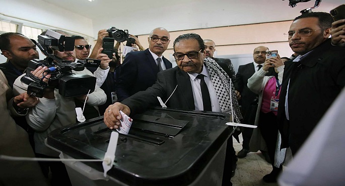 بالفيديو و الصور .. المرشح الرئاسي فريد زهران يدلي بصوته في الانتخابات الرئاسية
