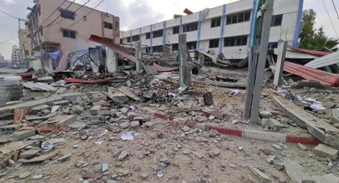 ثلاثة شهداء فى قصف الاحتلال خيمة تؤوى نازحين غرب خان يونس