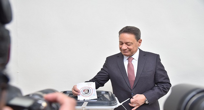 رئيس المجلس الأعلى لتنظيم الإعلام يدلي بصوته فى الانتخابات الرئاسية