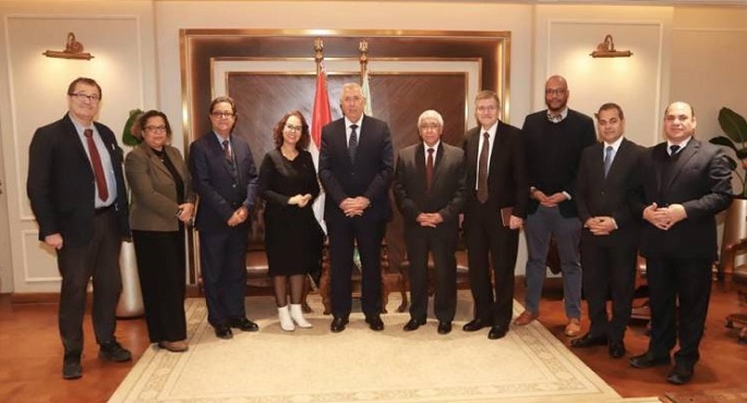 بالصور .. القصير يبحث مع المجموعة الدولية للبحوث الزراعية التعاون في مشروعات بحثية