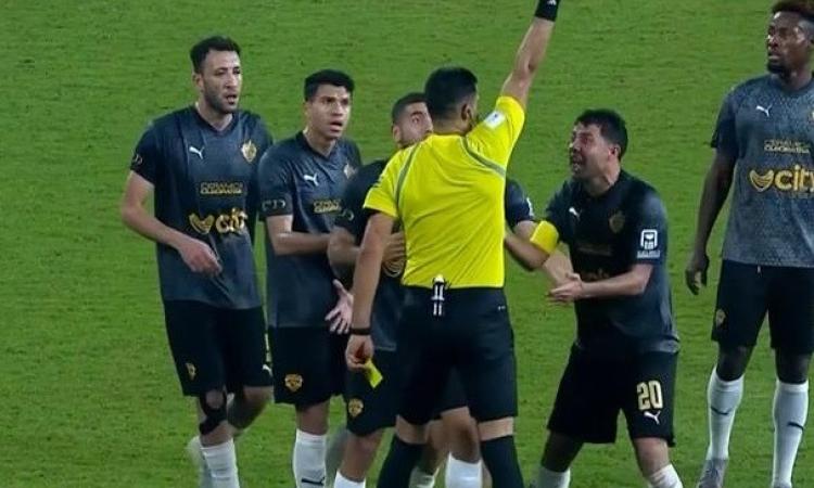 إيقاف محمد إبراهيم لاعب سيراميكا 4 مباريات لما بدر منه في مواجهة الأهلي