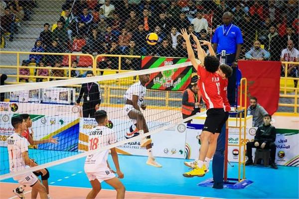 منتخب ناشئي الطائرة يواجه الكاميرون في نصف نهائي بطولة أفريقيا