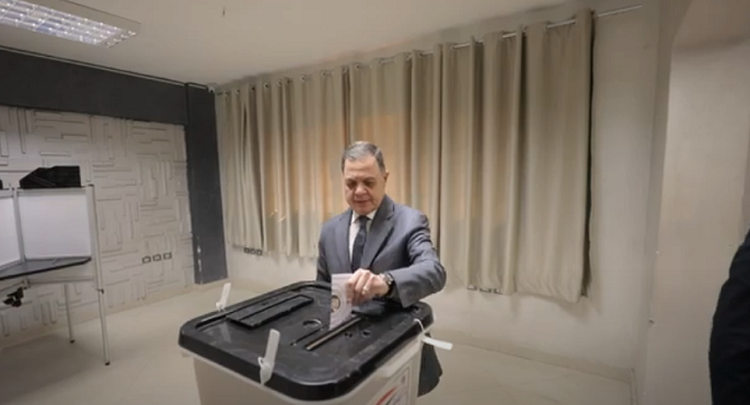 وزير الداخلية يدلى بصوته فى الإنتخابات الرئاسية 2024