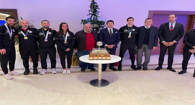 وزير الرياضة يستقبل بعثة الإسكواش بعد تتويجها ببطولة العالم بنيوزيلندا