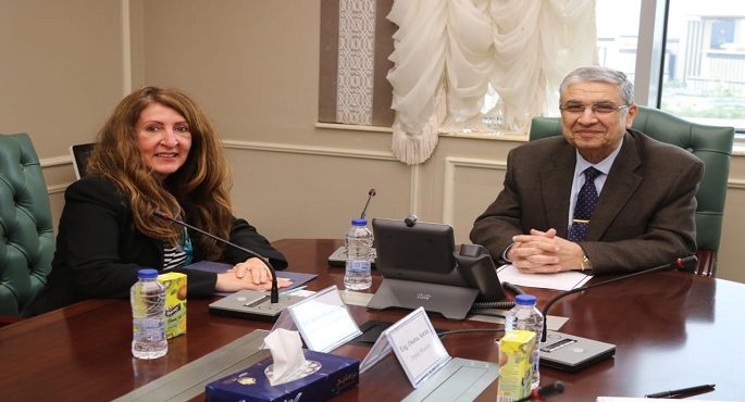 وزير الكهرباء يبحث مع سفيرة الولايات المتحدة لدى مصر سبل التعاون وفتح فرص الاستثمار