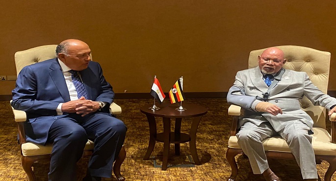 بالصور.. شكري يلتقي نظيره الأوغندي على هامش قمة دول عدم الإنحياز في العاصمة كمبالا