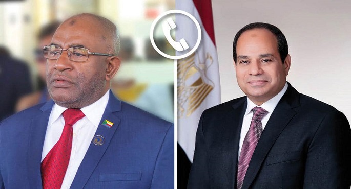الرئيس السيسي يبحث هاتفيًا مع رئيس جزر القمر جهود إحلال السلم والأمن في أفريقيا