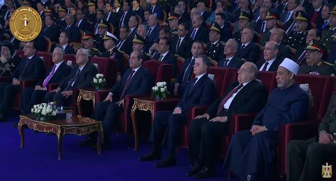بالفيديو.. الرئيس السيسي يشهد الاحتفال بالذكرى الـ72 لعيد الشرطة