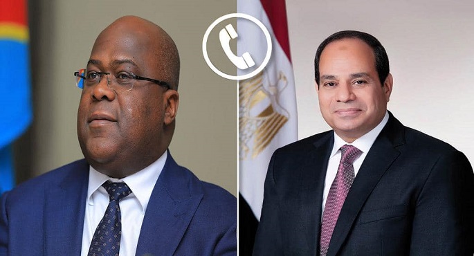 السيسي يؤكد حرص مصر على استمرار التعاون مع الكونغو الديموقراطية في مختلف المجالات