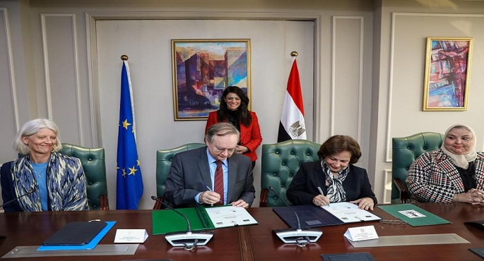 وزيرة التعاون الدولي تشهد توقيع اتفاقية “المبادرة الوطنية لتمكين الأطفال” مع الاتحاد الأوروبي