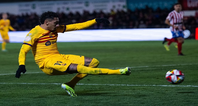 برشلونة يهزم بارباسترو 3-2 ويتأهل لثمن نهائي كأس الملك