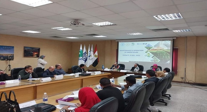 بالصور.. سويلم يتابع موقف الأنشطة التدريبية بمركز التدريب الإقليمى للموارد المائية والرى
