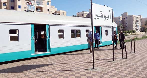 النقل تعلن جدول إيقاف خط سكة حديد أبوقير لتنفيذ مترو الإسكندرية