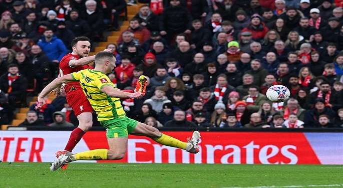 ليفربول يضرب نورويتش بخماسية بكأس الاتحاد الإنجليزي