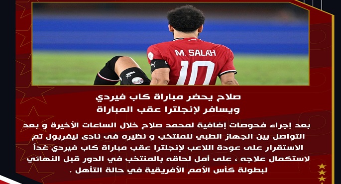 رسميا.. صلاح يترك الفراعنة ويعود لإنجلترا