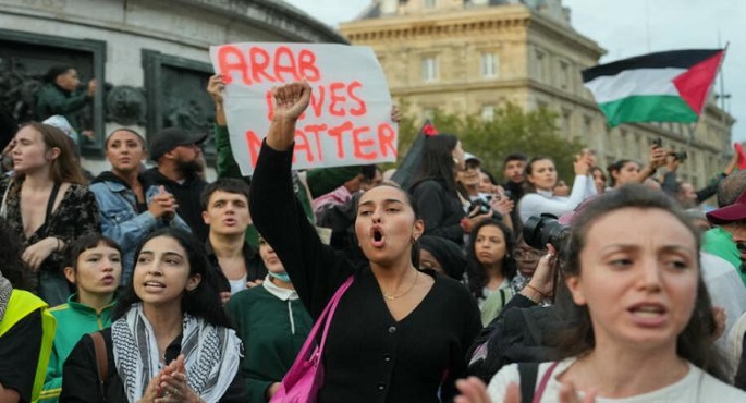 مسيرات في عدة مدن فرنسية دعما للشعب الفلسطيني