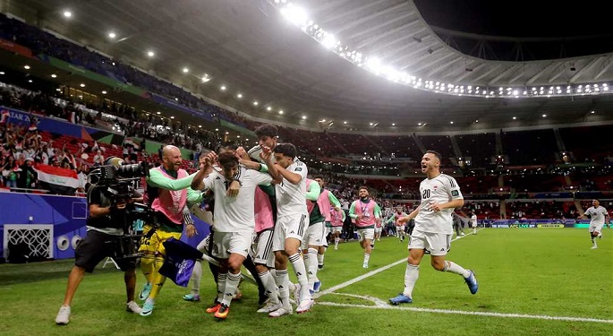 العراق يفوز على إندونيسيا بثلاثية في كأس آسيا