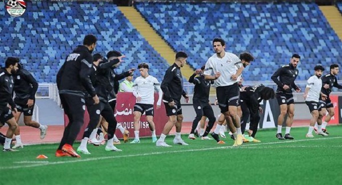 منتخب مصر يواصل تدريباته بالعاصمة الإدارية استعدادا لكأس الأمم الإفريقية