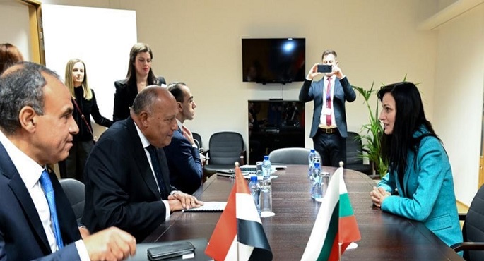 شكري يؤكد ضرورة أن تصبح مصر مركزًا لانطلاق الشركات والتجارة البلغارية للشرق الأوسط وإفريقيا