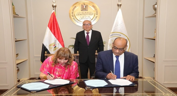 بالصور .. وزير التربية والتعليم يشهد توقيع بروتوكول تعاون مع “المؤسسة السكرية لذكاء ورعاية الأطفال”