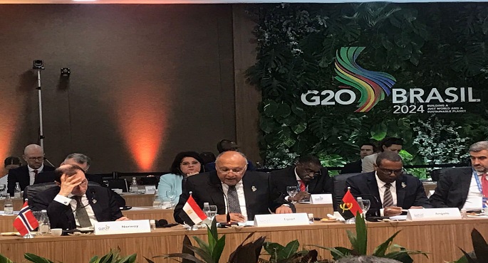 فى اجتماعات مجموعة العشرين.. شكري يؤكد أهمية إصلاح الحوكمة العالمية للتعامل مع الأزمات الجيوسياسية وأولويات التنمية المستدامة