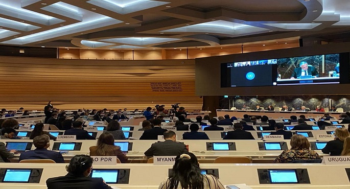 بالصور.. مندوب مصر لدى الأمم المتحدة بچنيف يترأس جلسة إحاطة قدمتها المجموعة العربية للبعثات والمنظمات الدولية بشأن غزة