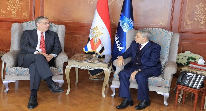 بالصور.. الفريق أسامة ربيع يبحث سبل التعاون مع السفير الهولندي بمجالات التدريب والتحول الأخضر